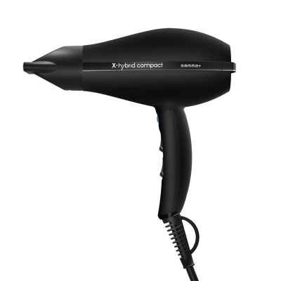 Gamma+ Hybrid compact sèche-cheveux noir